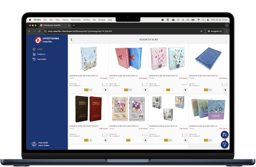 VeleOffer Web